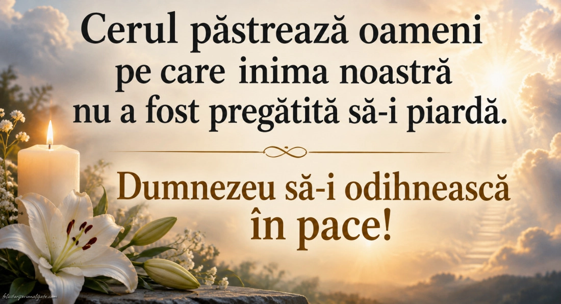 Imagini cu mesaje de dor și amintire: 