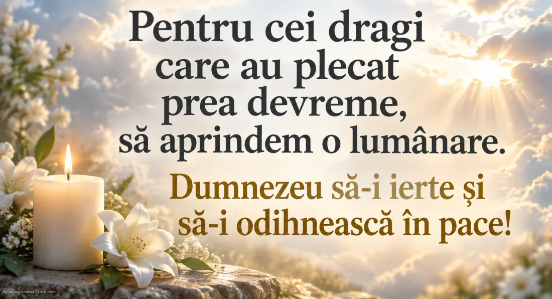 Imagini cu mesaje de dor și amintire: 