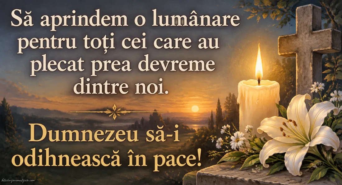 Imagini cu mesaje de dor și amintire: 