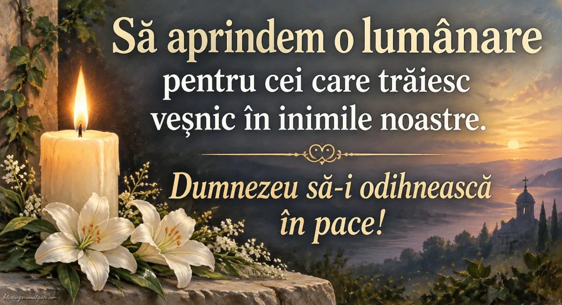Imagini cu mesaje de dor și amintire: 