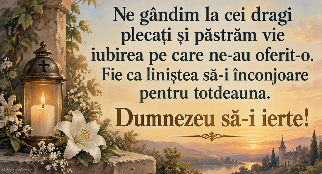 Imagini cu mesaje de dor și amintire: 