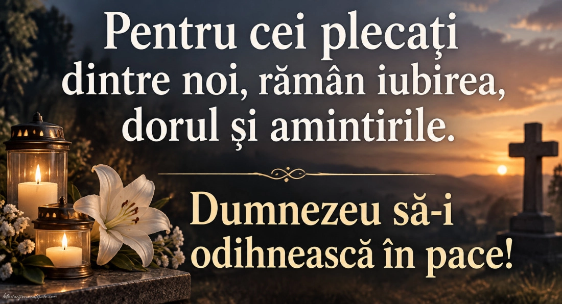 Imagini cu mesaje de dor și amintire: 