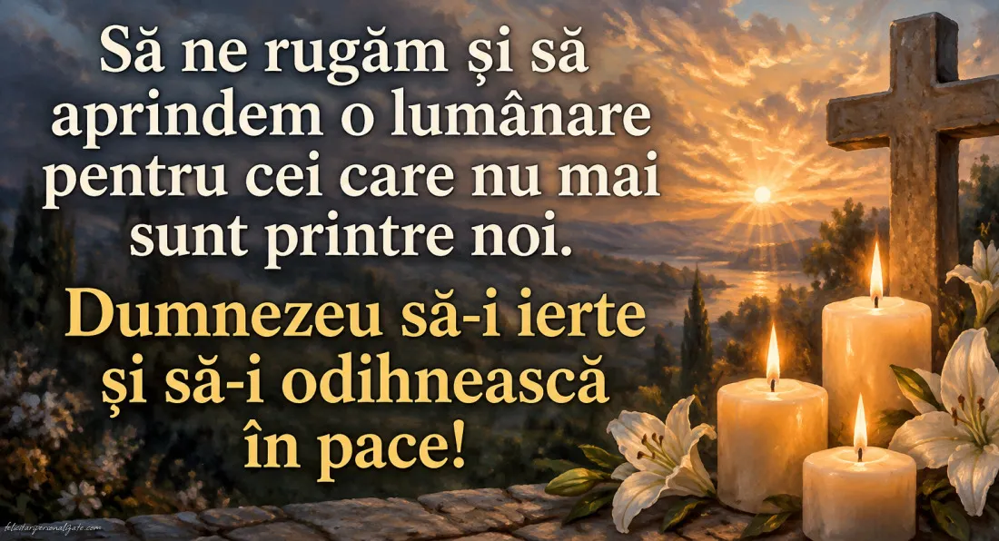 Imagini cu mesaje de dor și amintire: 