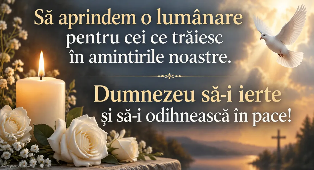 Imagini cu mesaje de dor și amintire: 