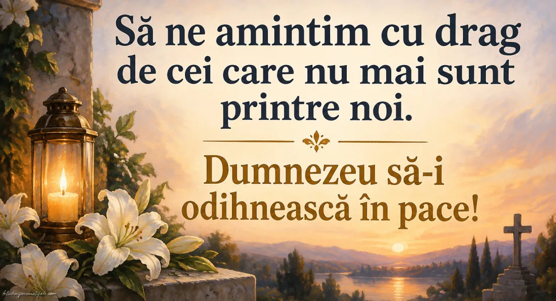Imagini cu mesaje de dor și amintire: 