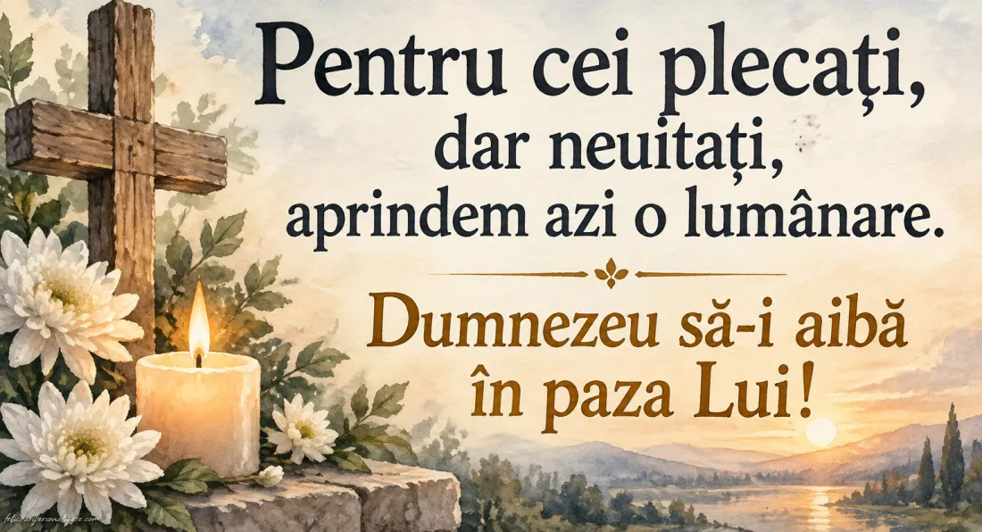 Imagini cu mesaje de dor și amintire: 