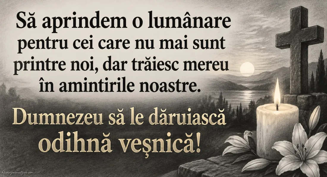 Imagini cu mesaje de dor și amintire: 