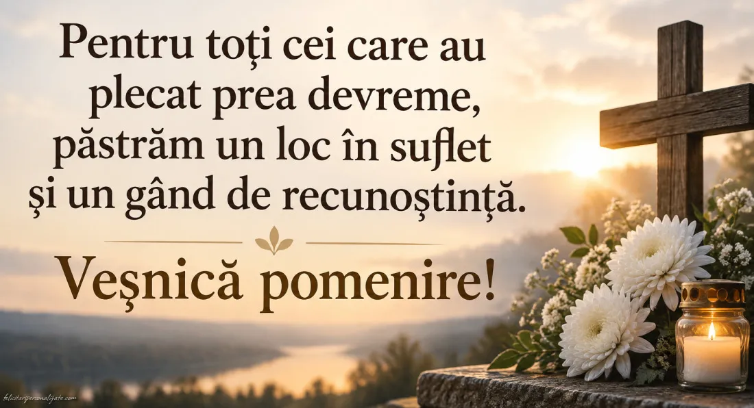 Imagini cu mesaje de dor și amintire: 