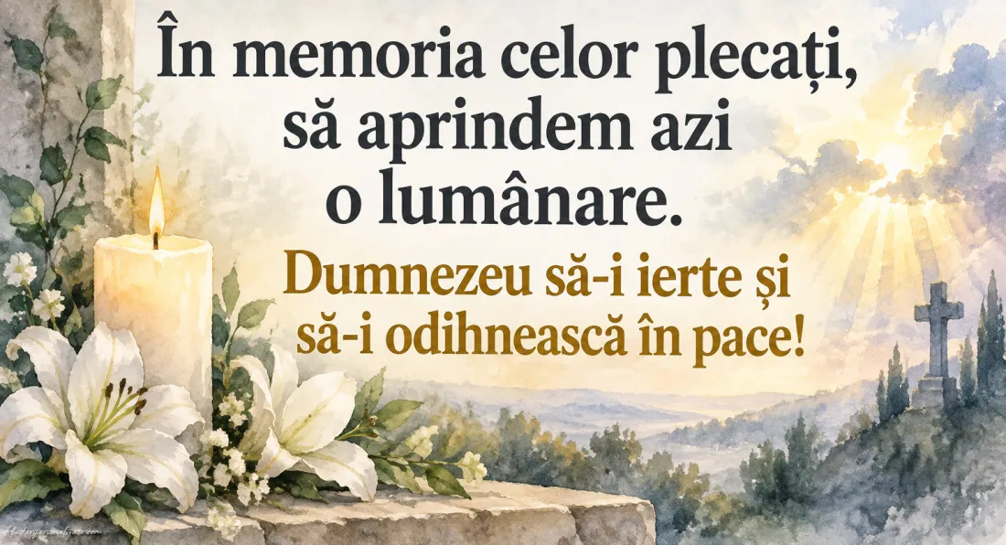 Imagini cu mesaje de dor și amintire: 