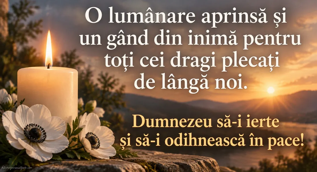 Imagini cu mesaje de dor și amintire: 