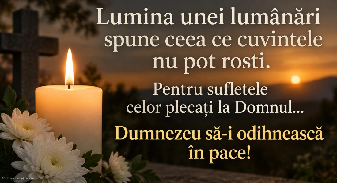 Imagini cu mesaje de dor și amintire: 