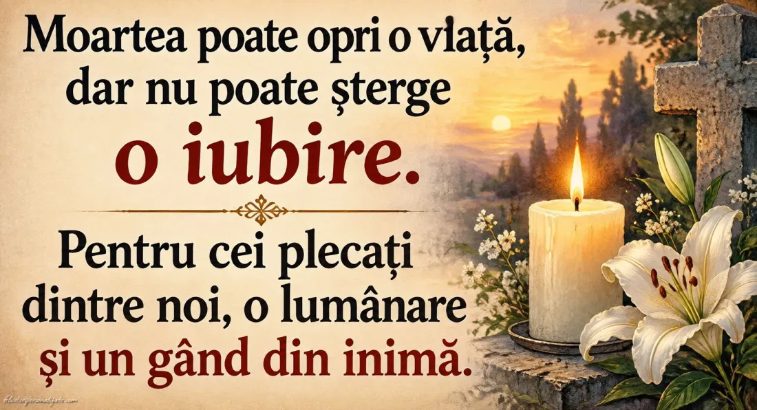 Imagini cu mesaje de dor și amintire: 
