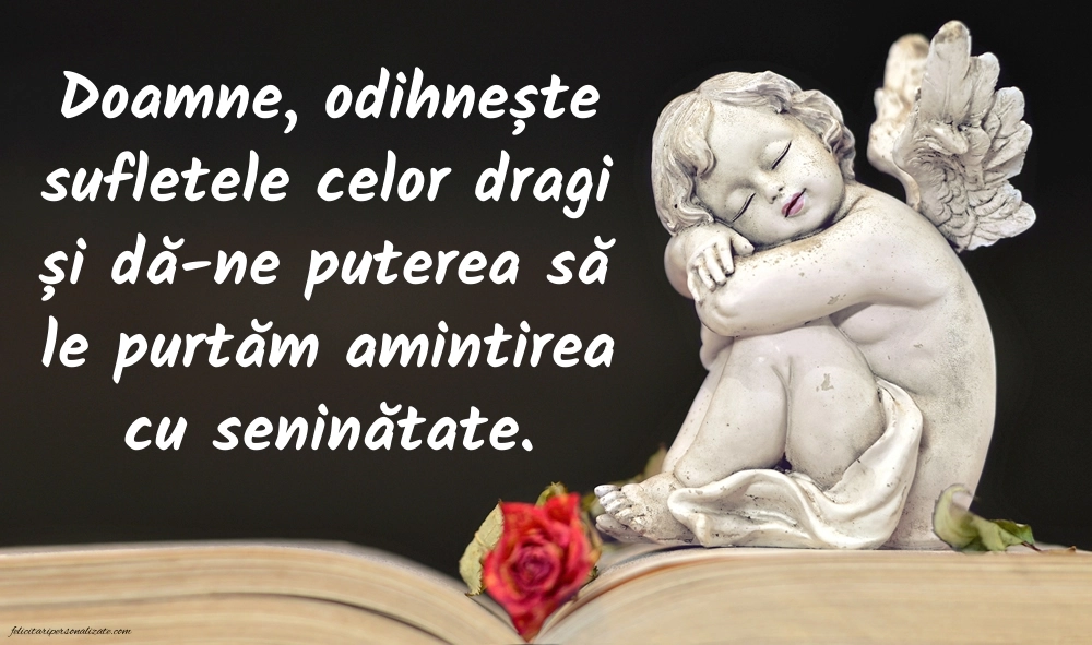 Imagini cu urări de Ziua Morților - Luminație: La mulți ani (Comemorare)