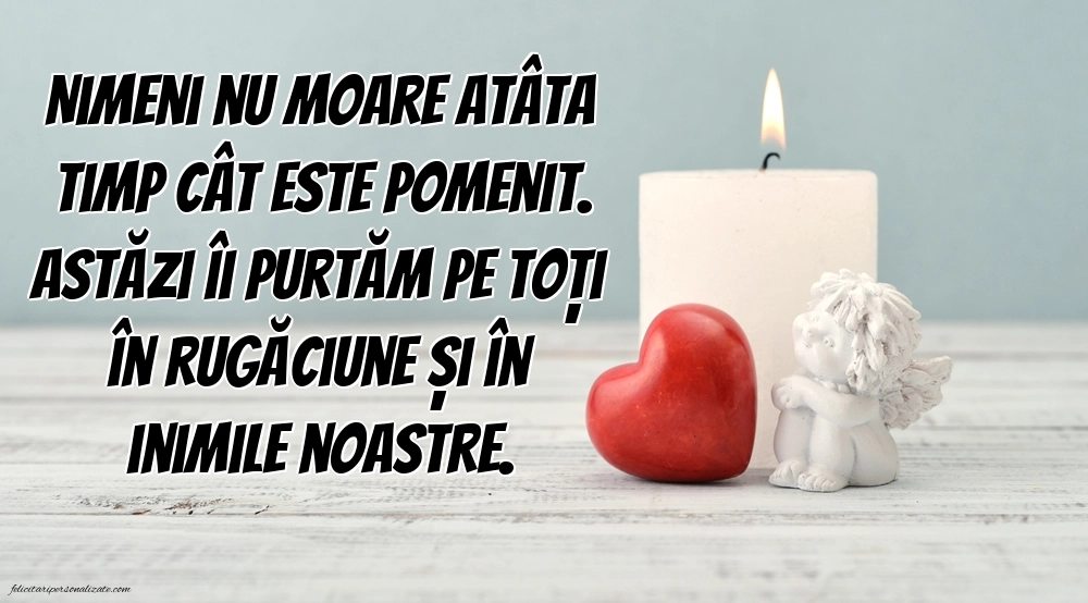 Imagini cu mesaje de Ziua Morților: La mulți ani (Comemorare)