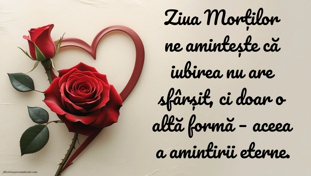 Imagini cu mesaje de Ziua Morților: La mulți ani (Comemorare)