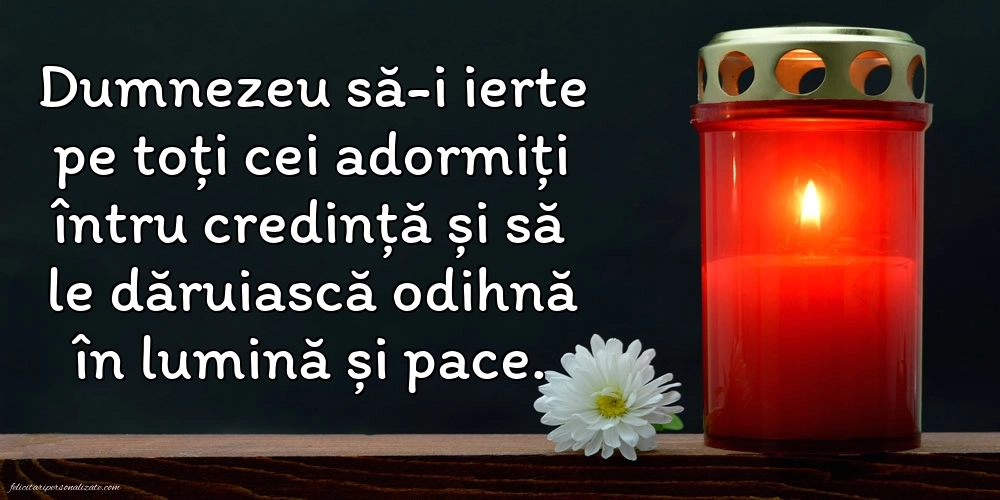 Imagini cu mesaje de Ziua Morților: Lumânari (Comemorare)