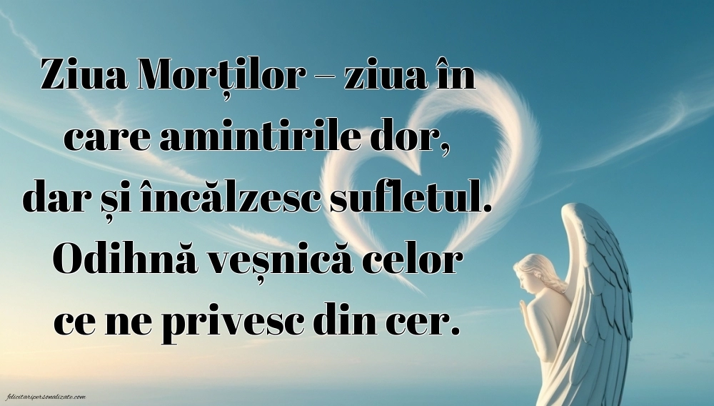 Imagini cu mesaje de Ziua Morților: La mulți ani (Comemorare)