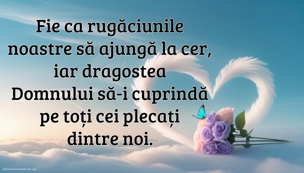 Imagini cu mesaje de Ziua Morților: La mulți ani (Comemorare)