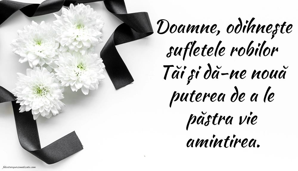 Imagini cu mesaje de Ziua Morților: La mulți ani (Comemorare)