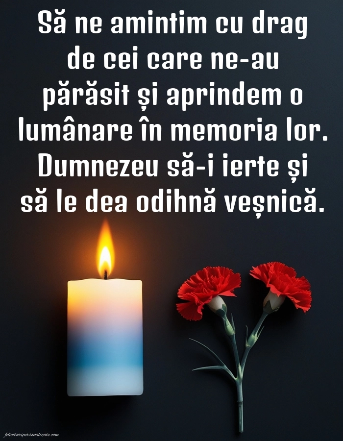 Imagini de Comemorare în Amintirea Celor Dragi: Lumânari (Comemorare)
