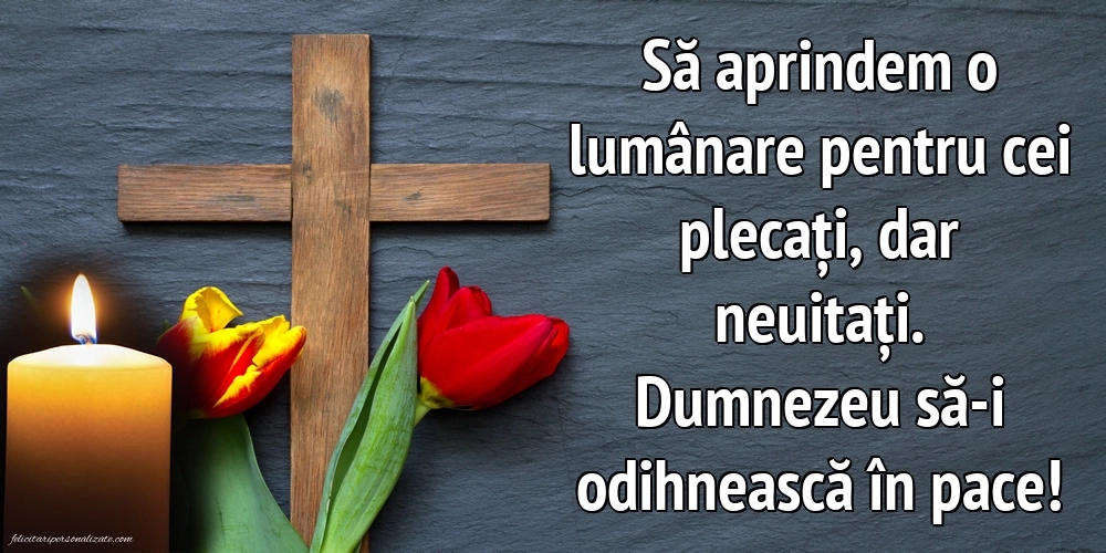 Imagini cu mesaje în memoria celor decedați: Lumânari (Comemorare)