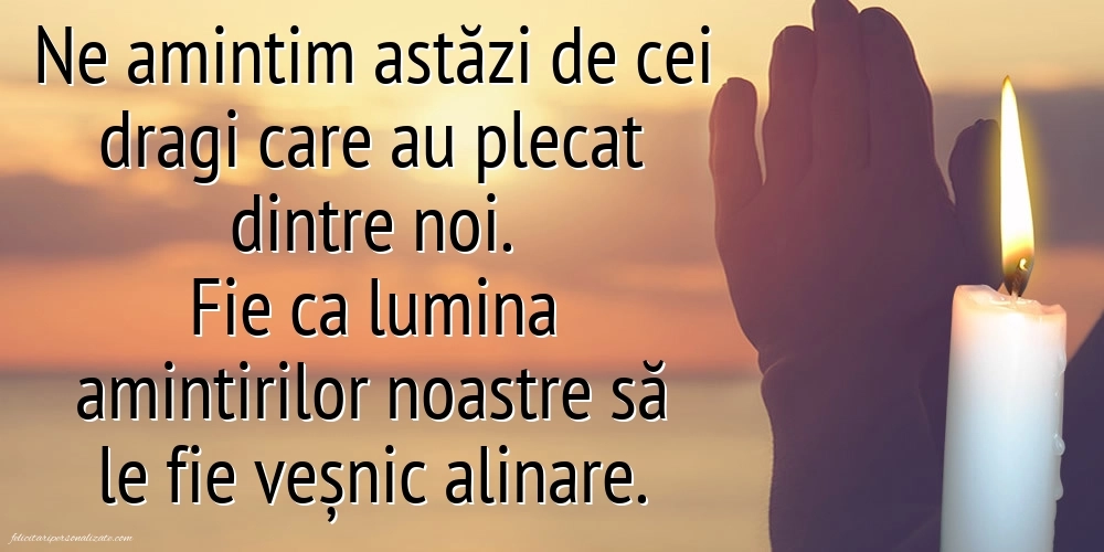 Imagini cu Mesaje de Comemorare: Lumânari (Comemorare)