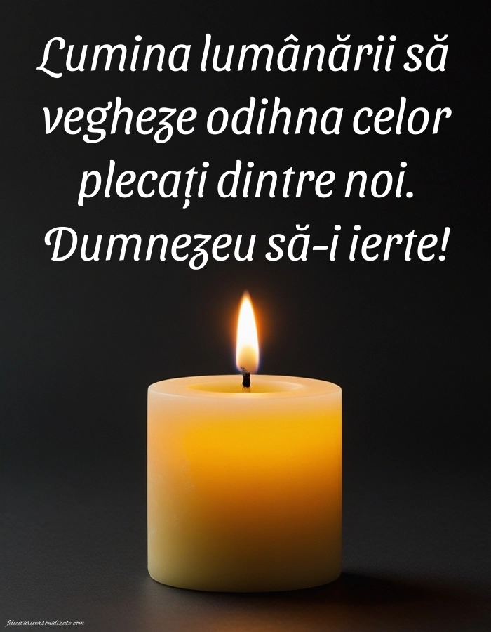 Imagini de Comemorare în Amintirea Celor Dragi: Lumânari (Comemorare)
