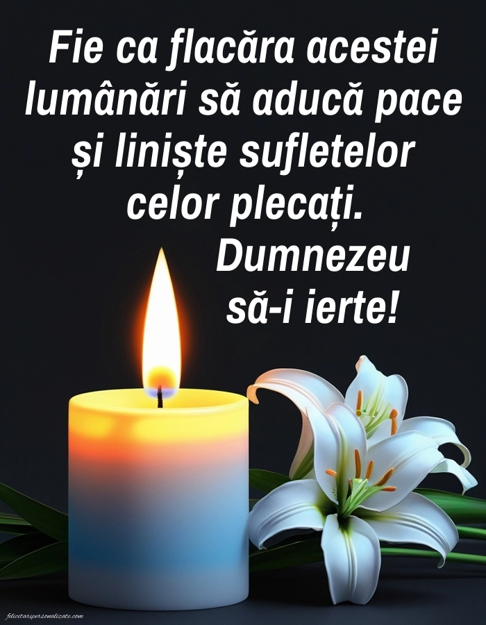Imagini de Comemorare în Amintirea Celor Dragi: Lumânari (Comemorare)