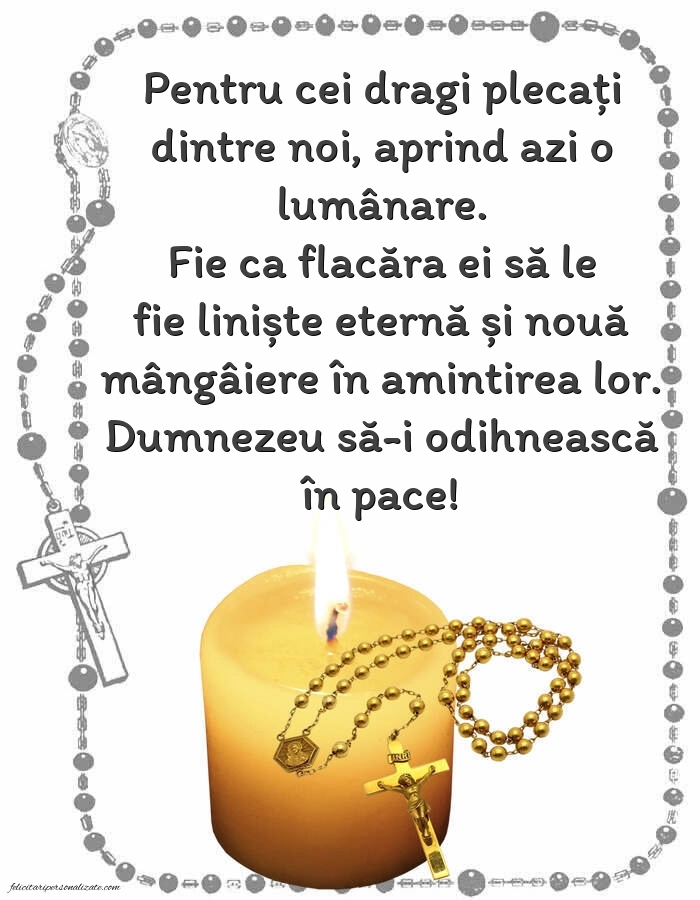 Imagini în amintirea celor dragi: Lumânari (Comemorare)