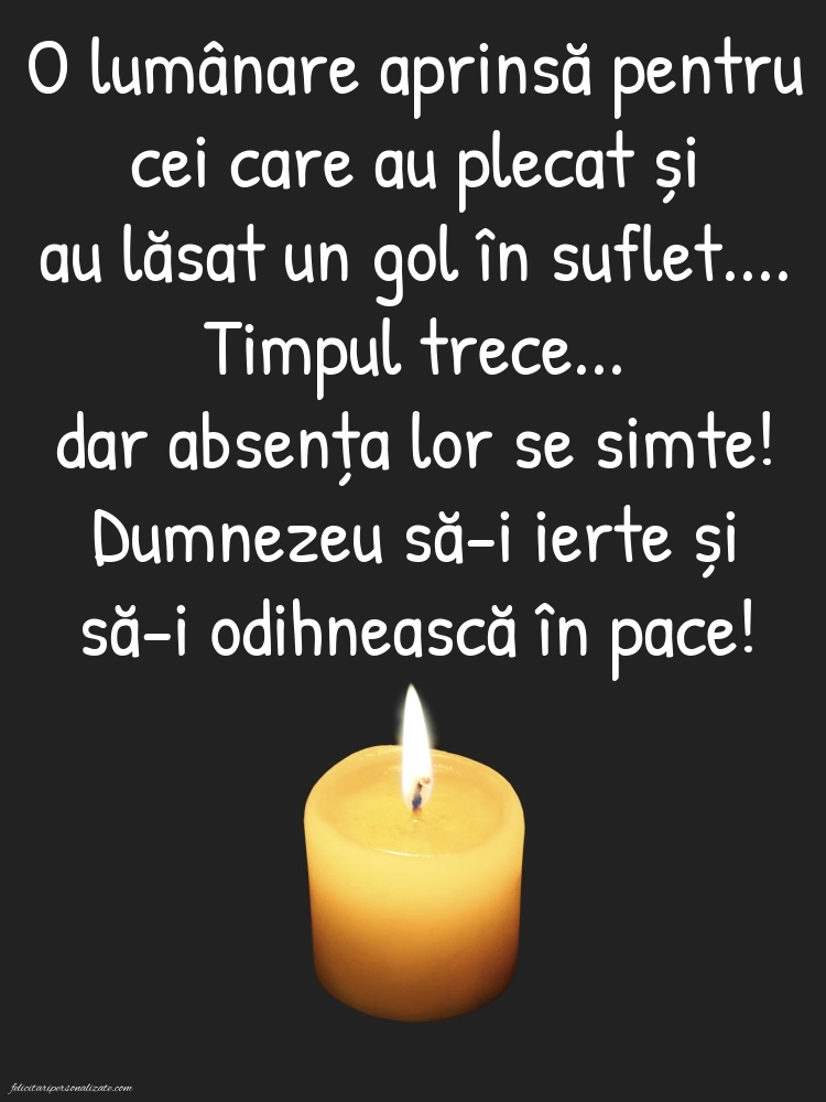Imagini de Comemorare în Amintirea Celor Dragi: Lumânari (Comemorare)