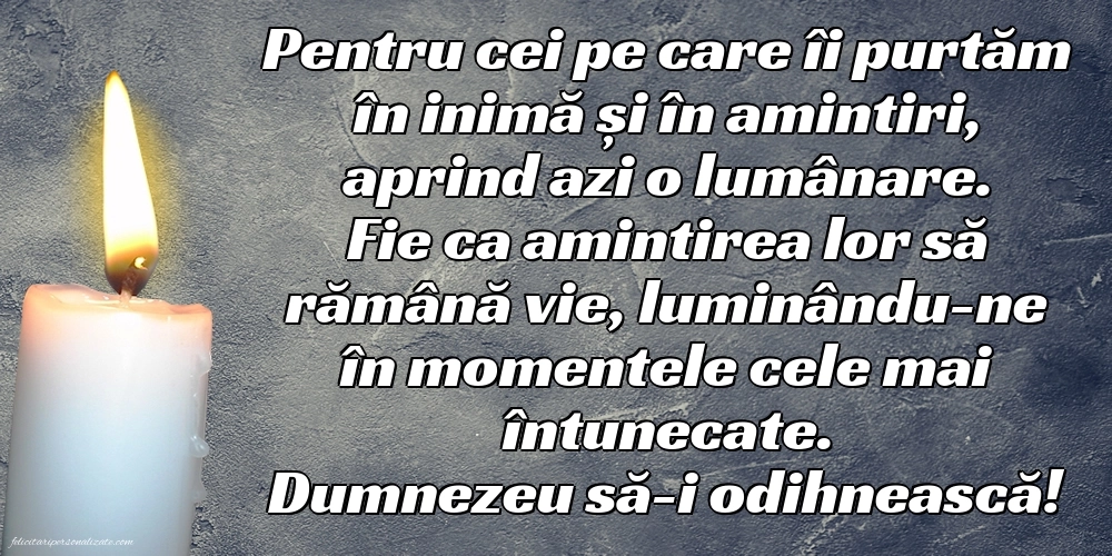 Imagini de Comemorare în Amintirea Celor Dragi: Lumânari (Comemorare)