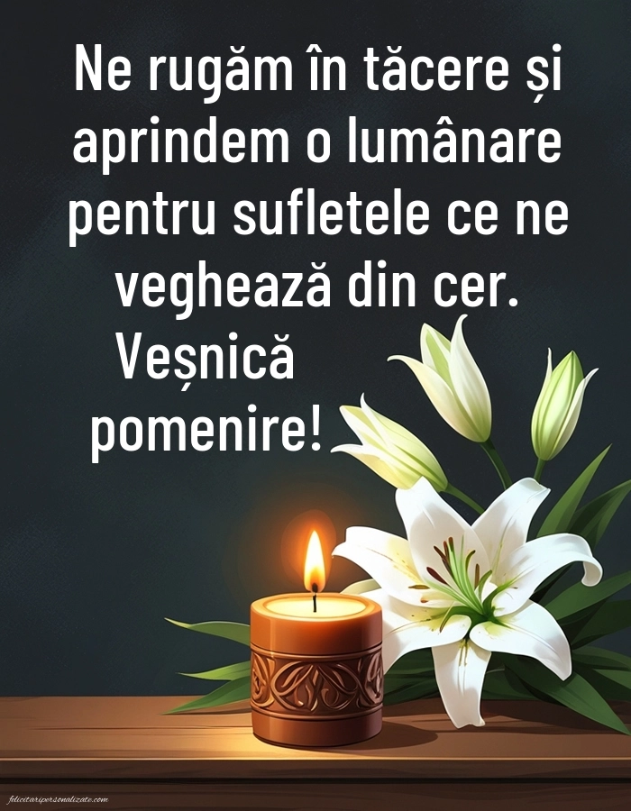 Imagini de Comemorare în Amintirea Celor Dragi: Lumânari (Comemorare)