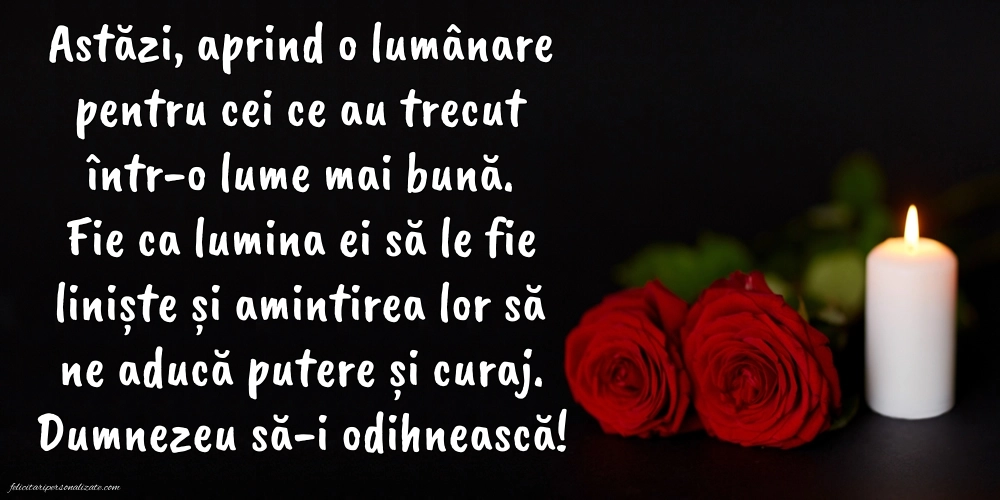 Imagini de Comemorare în Amintirea Celor Dragi: Lumânari (Comemorare)