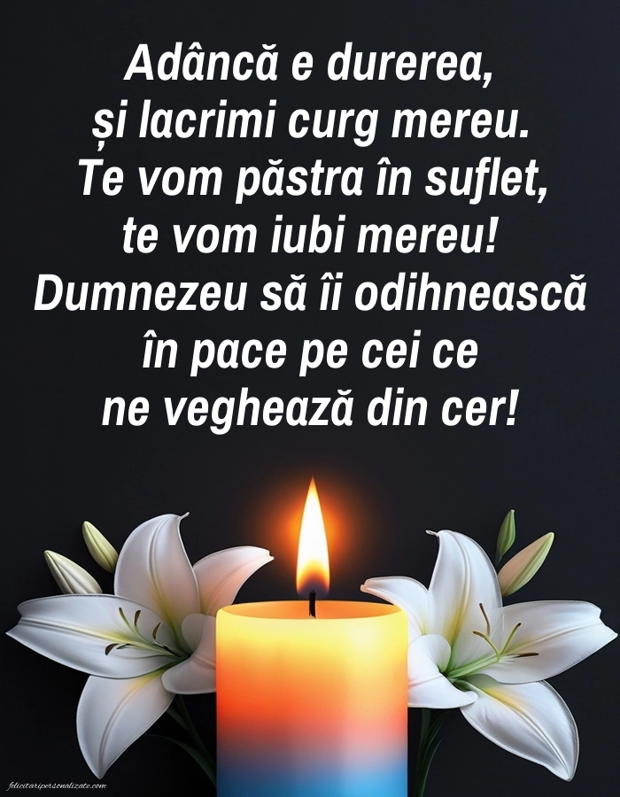 Imagini de Comemorare în Amintirea Celor Dragi: Lumânari (Comemorare)