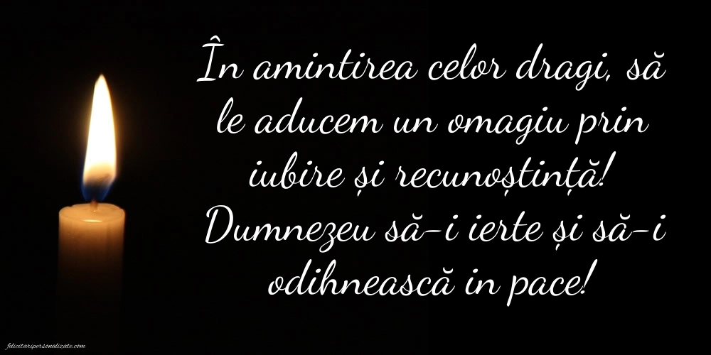 Imagini de Comemorare în Amintirea Celor Dragi: Lumânari (Comemorare)