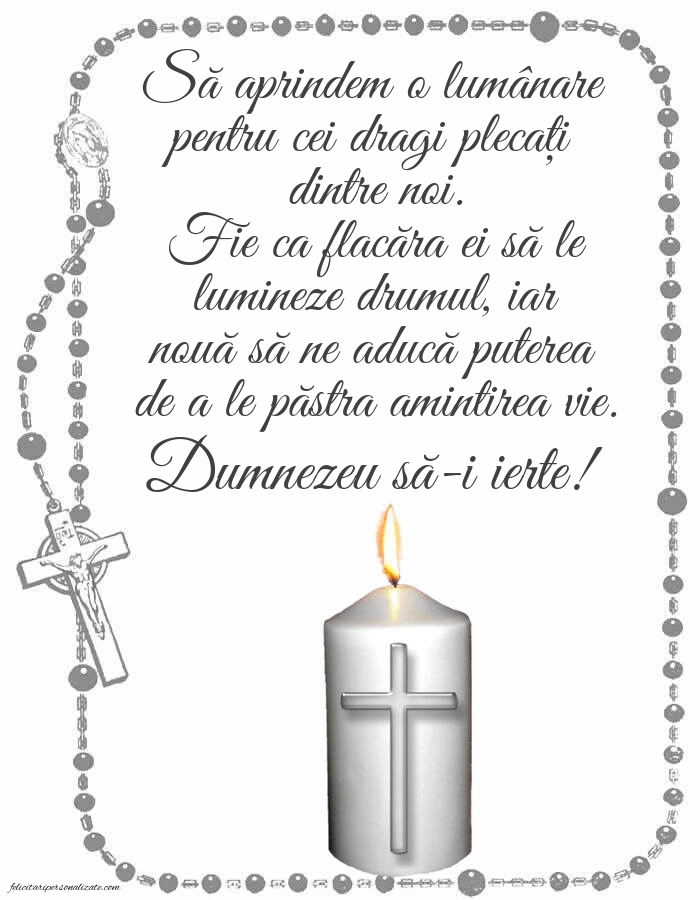 Imagini de Comemorare în Amintirea Celor Dragi: Lumânari (Comemorare)