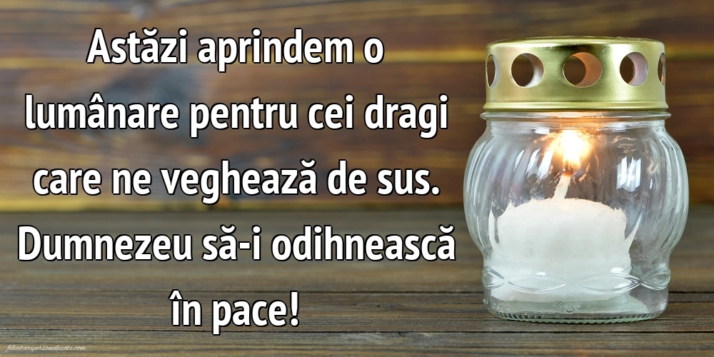 Imagini în amintirea celor dragi: Lumânari (Comemorare)