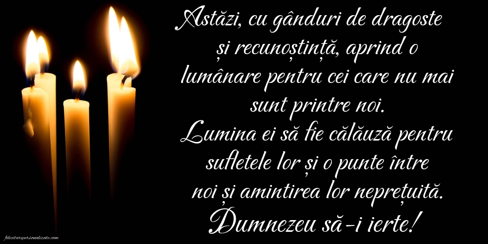 Imagini cu mesaje în memoria celor decedați: Lumânari (Comemorare)