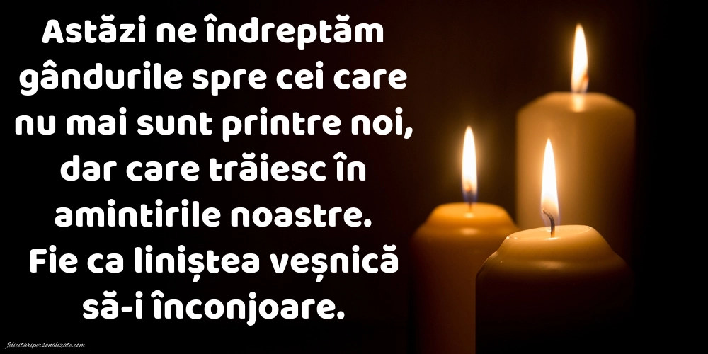 Imagini cu Mesaje de Comemorare: Lumânari (Comemorare)