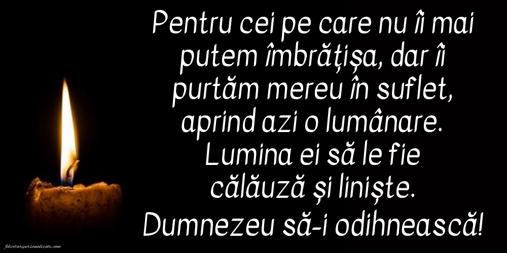Imagini în amintirea celor dragi: Lumânari (Comemorare)