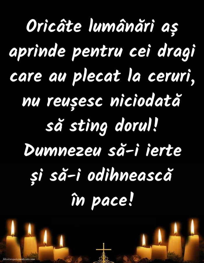 Imagini de Comemorare în Amintirea Celor Dragi: Lumânari (Comemorare)