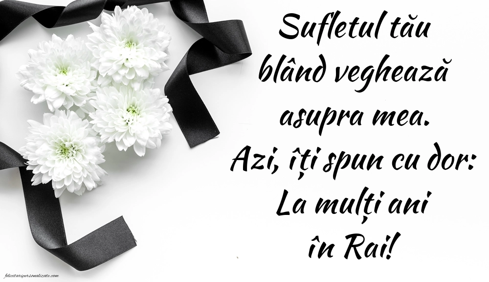 Imagini de La Mulți Ani pentru Bunica din Cer: La mulți ani (Comemorare)