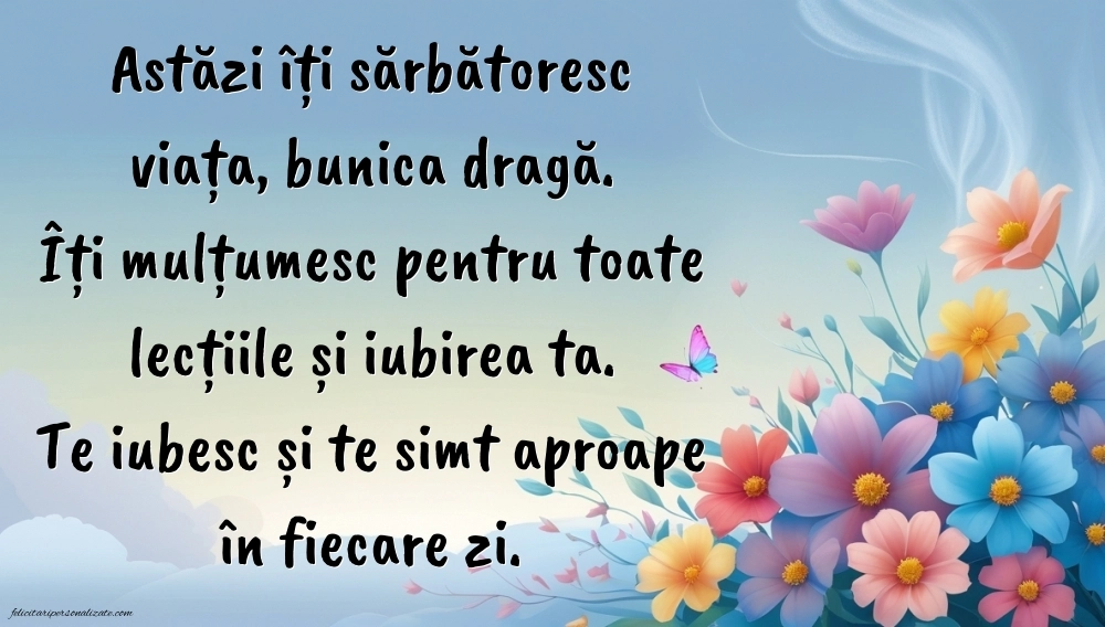 Imagini de La mulți ani pentru bunica decedată: La mulți ani (Comemorare)