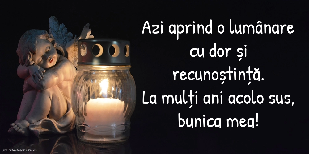 Imagini de La mulți ani pentru bunica decedată: Lumânari (Comemorare)