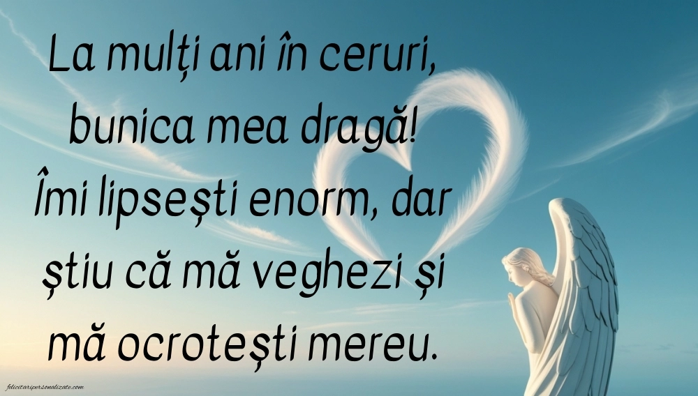 Imagini de La Mulți Ani pentru Bunica din Cer: La mulți ani (Comemorare)