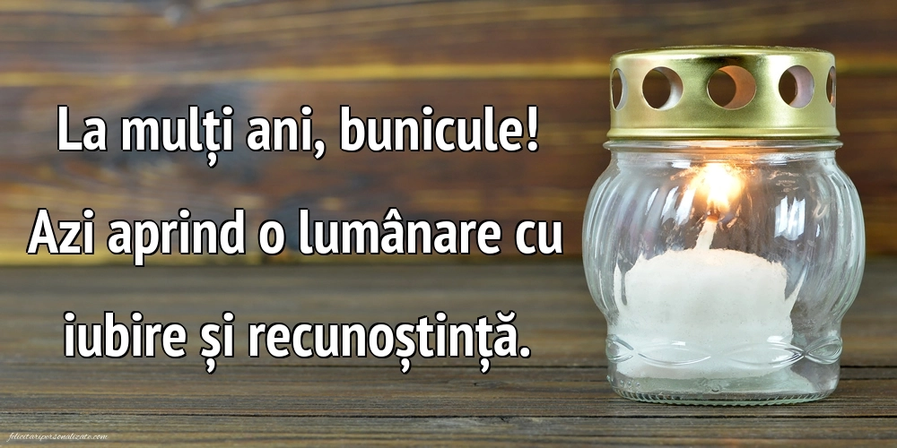 Imagini de La mulți ani pentru bunicul care murit: Lumânari (Comemorare)