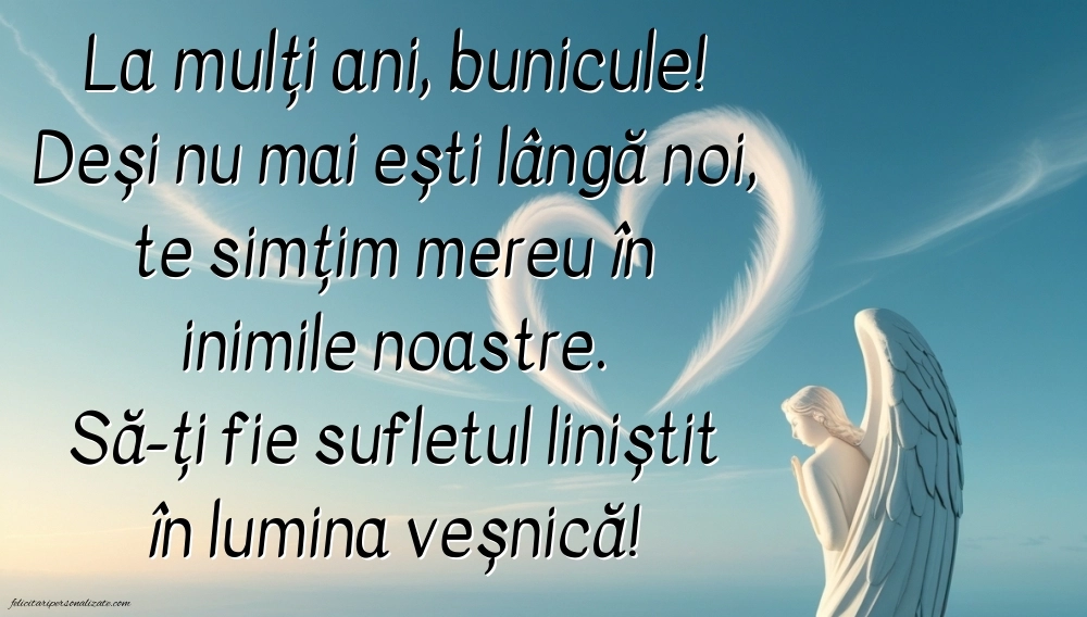 Imagini de La Mulți Ani pentru Bunic din Cer: La mulți ani (Comemorare)