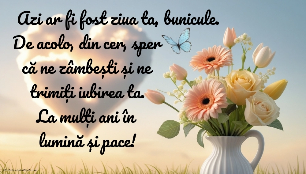 Imagini de La Mulți Ani pentru Bunic din Cer: La mulți ani (Comemorare)