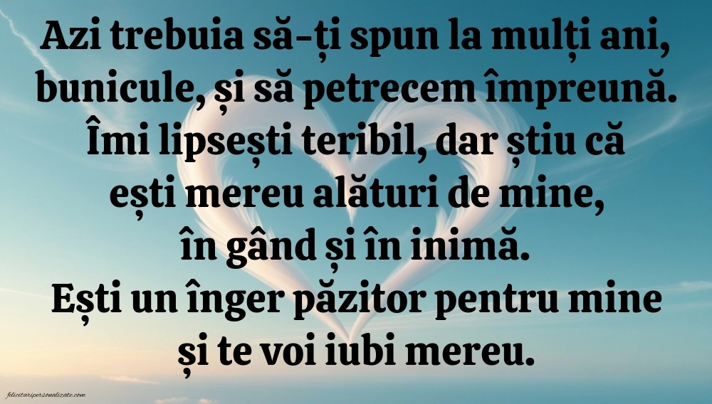 Imagini de La mulți ani pentru bunicul care murit: La mulți ani (Comemorare)