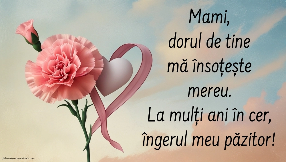 Imagini de La mulți ani pentru mama decedată: La mulți ani (Comemorare)